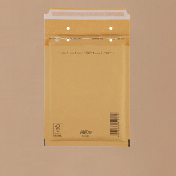 Alternative view of Sobres acolchados burbuja AIRPRO, 13/C, 150x215mm, KRAFT.