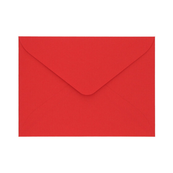 Sobres de colores, C5 - 220x160mm, ROJO (solapa redondeada)