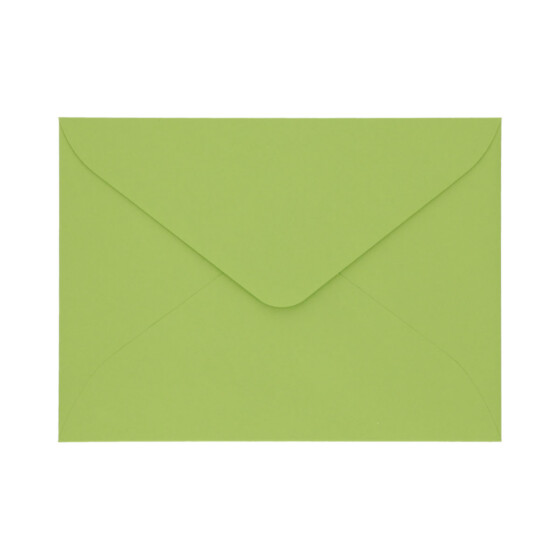 Sobres de colores, C5 - 220x160mm, VERDE (solapa redondeada)