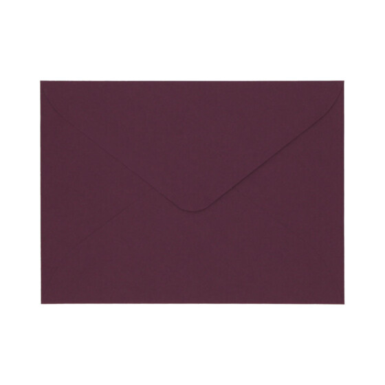 Sobres de colores, C5 - 220x160mm, VINO (solapa redondeada)
