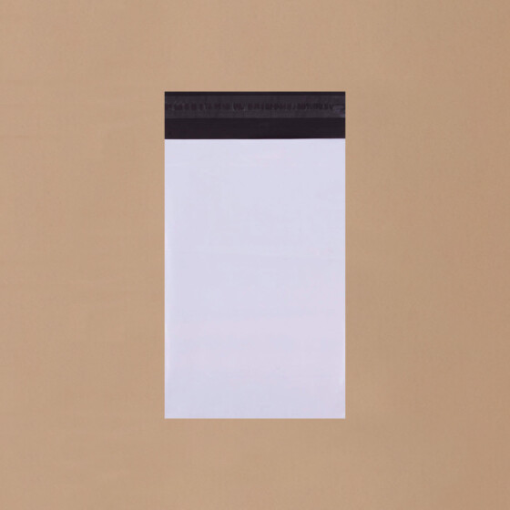 Bolsa Mensajería para envíos, 250x350mm, opacas, anónimas, color blanco.