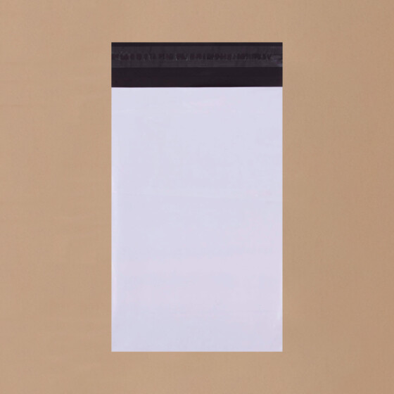 Bolsa Mensajería para envíos, 350x450mm, opacas, anónimas, color blanco.