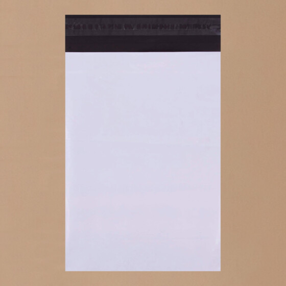 Bolsa Mensajería para envíos, 450x600mm, opacas, anónimas, color blanco.