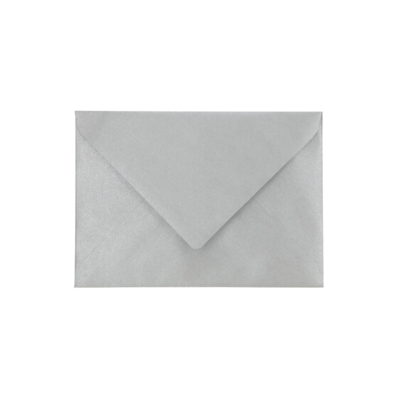 Sobres de colores, B6 - 175x125mm, PLATA METALIZADO