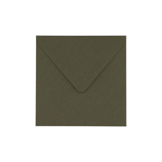 Sobres de colores, CD - 155x155mm, OLIVA ACUARELA