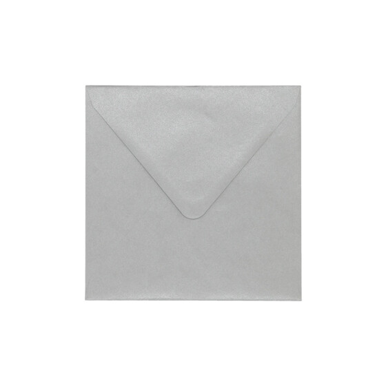 Sobres de colores, CD - 155x155mm, PLATA METALIZADO