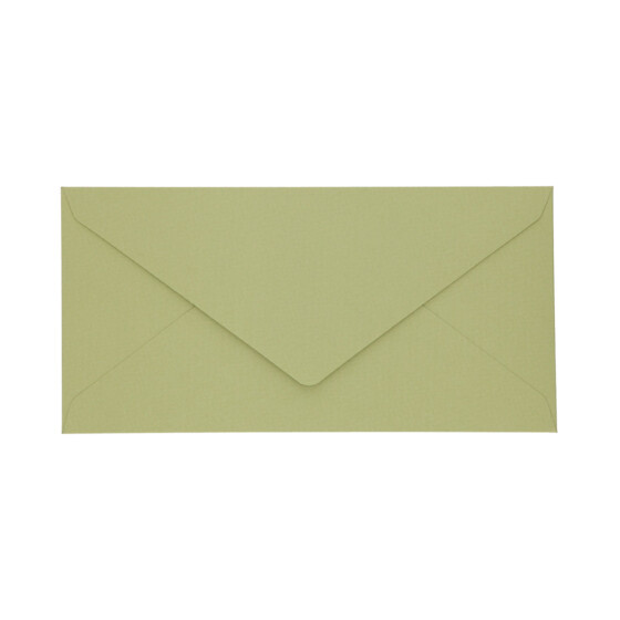 Sobres de colores, DL - 220x110 mm, AGUACATE ACUARELA