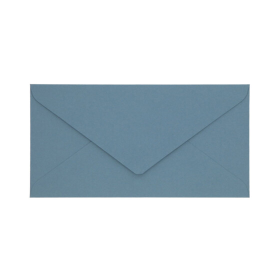 Sobres de colores, DL - 220x110mm, AZUL MAR VERJURADO