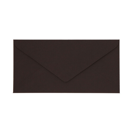 Sobres de colores, DL - 220x110mm, CHOCOLATE