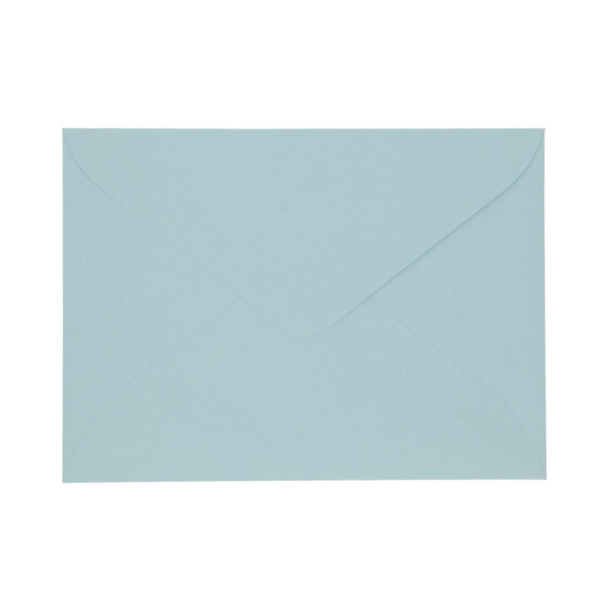Sobres de colores, C5 - 220x160mm, CELESTE (solapa redondeada)