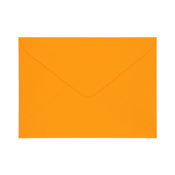 Sobres de colores, C5 - 220x160mm, NARANJA (solapa redondeada)